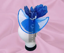 Load image into Gallery viewer, Vee&#39;s Couture Hat Blue Stella 3
