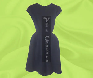Vee's button knot dress 2