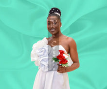 Cargar imagen en el visor de la galería, Vee&#39;s Floraganza briadal dress 3
