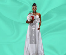 Cargar imagen en el visor de la galería, Vee&#39;s Floraganza briadal dress 1
