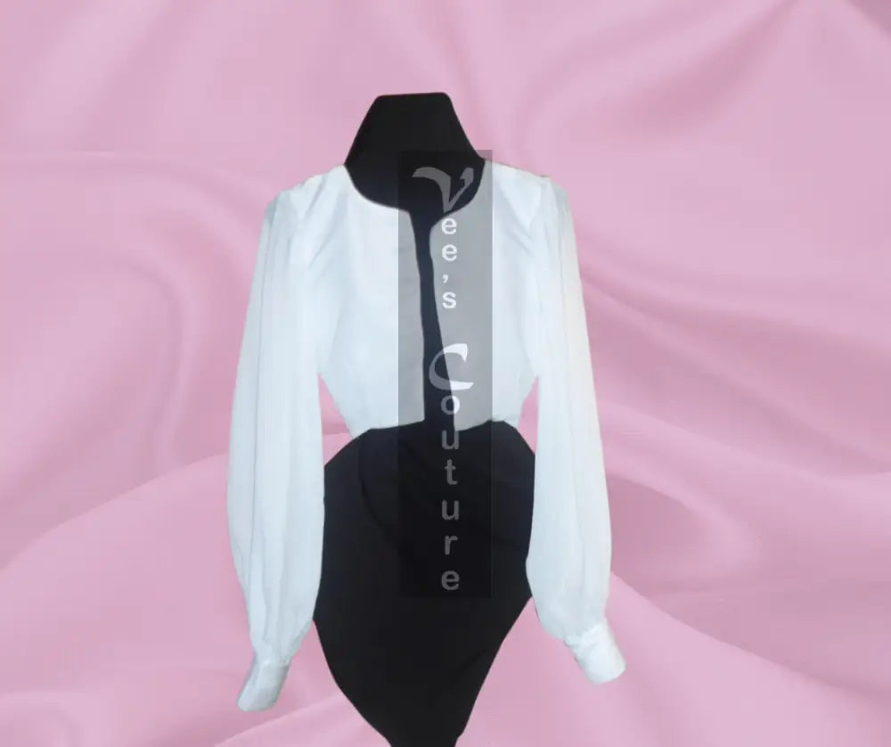 Vee's Long Sleeve Bolero White 1