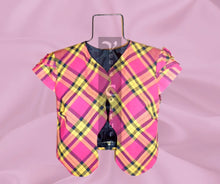 Load image into Gallery viewer, Vee&#39;s Pink Madras Bolero 2
