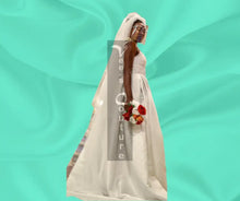 Load image into Gallery viewer,  Vee&#39;s Pleated Jewel bridal dress 9
