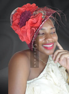 Vee's Couture Hat Rose Basket 1