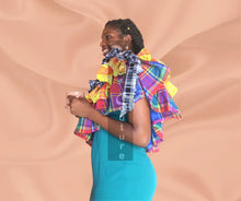 Cargar imagen en el visor de la galería, Vee&#39;s Couture Creole Melange Layered Top 1
